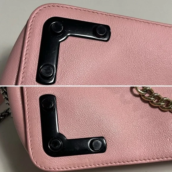 FURLA Diana Leather Chain Strap Bag in Pink - Picture 14 of 16